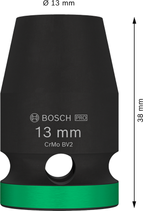 Kunci Sok Impact Bosch PRO 1/2 inci 13 mm.